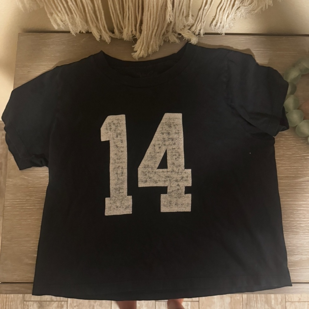 Brandy Melville Black and White Short Sleeve Tee
